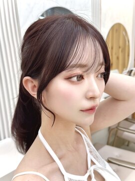 アフロートリノ(AFLOAT Leino) 小顔顔まわり 薄め前髪 シースルーバング