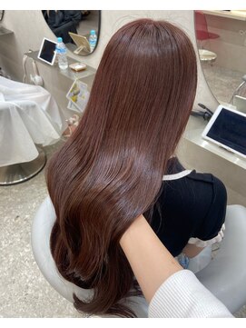 ラルム 新宿(LARME) ブリーチなし7トーン/ピンクブラウン☆【Kaya】