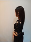 黒髮ロングストレート