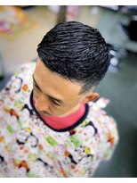 バーバーショップイシカワ(BARBER SHOP イシカワ)&nbsp;スキンフェードアップバングスタイル