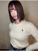【諒】ボブウルフボブレイヤーボブカットフェイスレイヤー前髪
