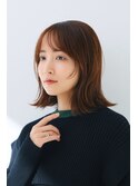 キレイめ外ハネミディアム