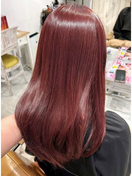 レイラバイアフロート 吉祥寺(Lila by afloat) 韓国ヘア/暖色カラー/ワインレッド/ボルドー/髪質改善