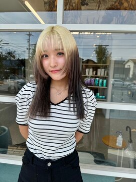 ロテ 名古屋 名駅店(Lote.) イメチェン/ホワイトブロンド/外ハネボブ/美髪/名古屋