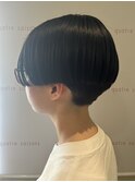 ラインが綺麗なマニッシュ刈り上げボブ