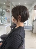 【50代・60代奈良】ひし形ショートボブ/髪質改善／ミセス/白髪