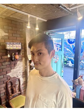 men's short×刈り上げ