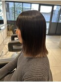 サラサラ切りっぱなしボブ
