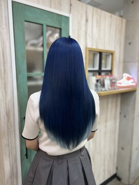 デスト 大宮(DEST) 高発色ブルーカラーインナーエクステ水色