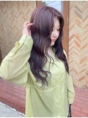 10代20代30代バーガンディー_クセ毛風パーマ立体感美シルエット