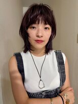 ナービス(NARVIS)&nbsp;顔まわりレイヤー/ミディアム/くびれミディ/パープルブラウン