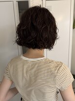 ラフ 新宿(Laff)&nbsp;切りっぱなしボブ　ボブパーマ　ヘアアレンジ　髪質改善　パーマ