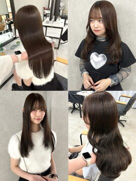 フランチェスカドットボブ(francesca.bob) 《別所好葉》大人カラーアッシュブラウン