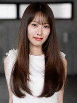 エインアンリー 明治神宮前(AIN.ANLY.)&nbsp;◎デジタルパーマミディアムヘアコテ巻き風パーマ縮毛矯正韓国風