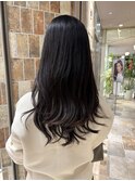 大人可愛い低めロングレイヤーワンカール韓国風巻き