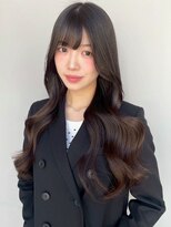 トリッカバルコニー ハヤマ(tricca Balcony Hayama)&nbsp;ロング/大きめカール/前髪あり/艶ウェーブ/レイヤー