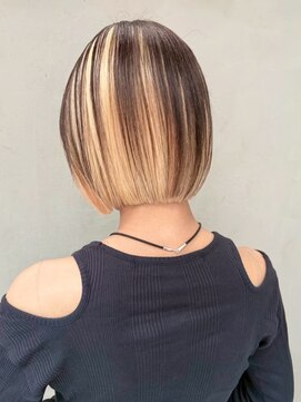 ギークス(GEEKS) 【GEEKS渋谷】アンブレラカラー/レイヤーボブ/冬カラー/20代30代