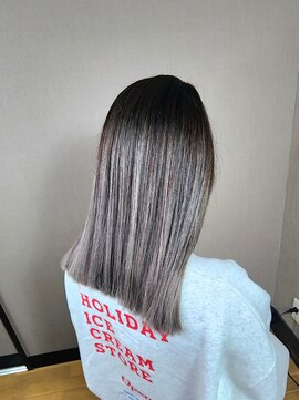 シャルシェ(Chercher) ２０２５年度ラストブCOLOR★ホワイトシルバーグラデーション