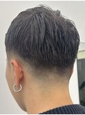 MEN'S HAIR/ブルーブラック/フェザーパーマ/錦糸町