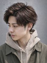 ルシードスタイルサワ(LUCIDO STYLE sawa) メンズセンターパートショート無造作ナチュラルトレンド