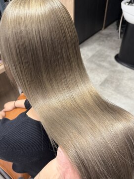 リンクミリ(Link mili) 【ミルクティーグレージュ】髪質改善/韓国ヘア/レイヤーカット