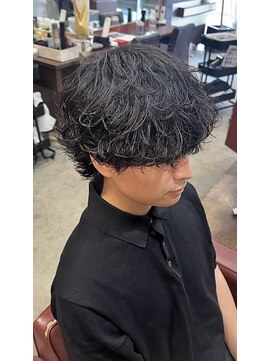 ハイパー(HYPER) 波巻きシャドウパーマ【メンズ/パーマ】