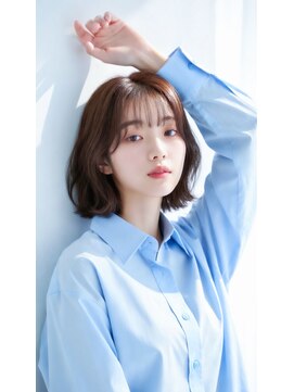 コートフィールエー(CO_T feel.a) 【本町】澄んだ透明感。美肌魅せカラー×清潔感ボブで好印象に