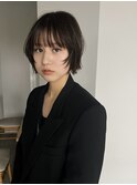 レイヤーボブ　透明感カラー