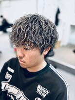 マジック 関目店(magic) ホワイトメッシュ×波巻きパーマ
