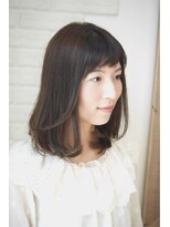 ヘアサロン ササ(hair salon sasa) グレージュ 長めボブ