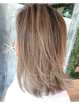 トーク 伊丹本店(TAL'KE) TAL'KE/バレイヤージュ×ホワイトベージュ_390