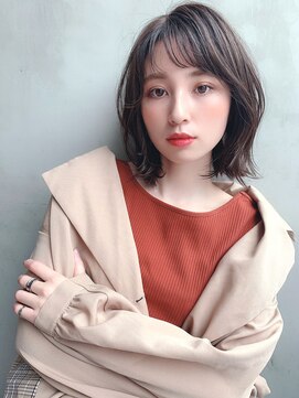 アイティー バイ アルバム 浦和店(IT by ALBUM) ブラウンボブ_クールショートピンクベージュボブルフ_8046