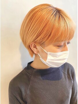 エイト ヘアサロン 渋谷本店(EIGHT) オレンジショート