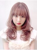 ワンカールレイヤー_カーキグレージュマッシュショート_28563