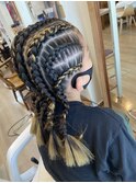 コーンロウキッズヘアセット【ヘアアレンジ　立川/立川南/国立】