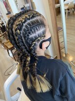 ロカット サロン(Roquat Salon)&nbsp;コーンロウキッズヘアセット【ヘアアレンジ　立川/立川南/国立】