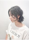 【松戸 藤原】大人かわいいミディアムウルフパーマ
