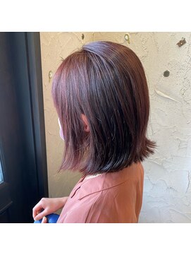 ヘアデザイン ノア(Noa) 青みピンク