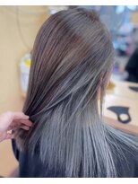 美容室 びゃんびゃん 社店&nbsp;インナーカラー/ハイトーン/アッシュブルー