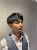 爽やかメンズアップバング