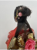 大人気20代30代◎結婚式成人式卒業式ハーフアップ