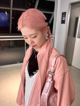 カシェ ホリエ(CACHE HORIE) ペールピンク/ヘアアレンジ