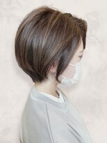 トレフル 東岸和田店(Trefle)&nbsp;20代30代40代小顔ハンサムショート　モカブラウン