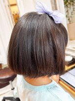コンフィープラス(comfy plus)&nbsp;キッズカット★ふんわり可愛いナチュラルボブ小顔カット