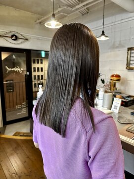 ア セカンド 清藤美容室第弐號(a sekand) 秋のダークブラウンカラー