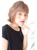 【 I. 】30代からのナチュラル前下がりショートボブ 川口