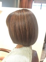 ヘアー グリーン(hair green) 30代40代50代/白髪ぼかしハイライト/脱白髪染め/ミニボブ