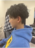 外国人風スパイラルパーマ