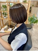 大人可愛い20代30代40代50代艶感ミニボブ◎