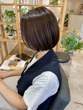ソラ 京都桂川店(SORA.) 大人可愛い20代30代40代50代艶感ミニボブ◎